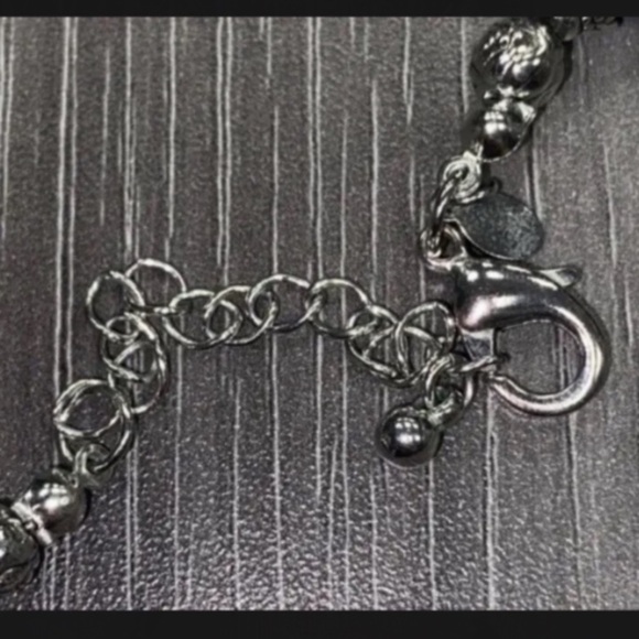 Premier Designs Faux Turquoise & Brown Glass Stone Chunky Beaded Necklace - Picture 3 of 5